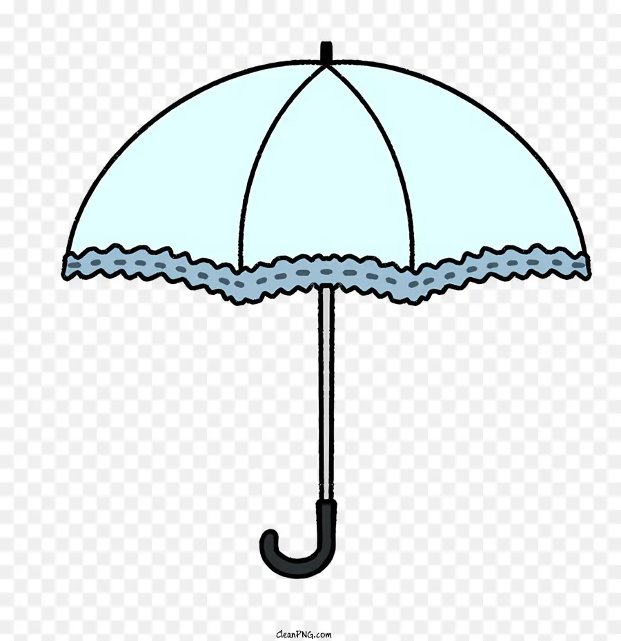 Karikatür，Beyaz şemsiye PNG