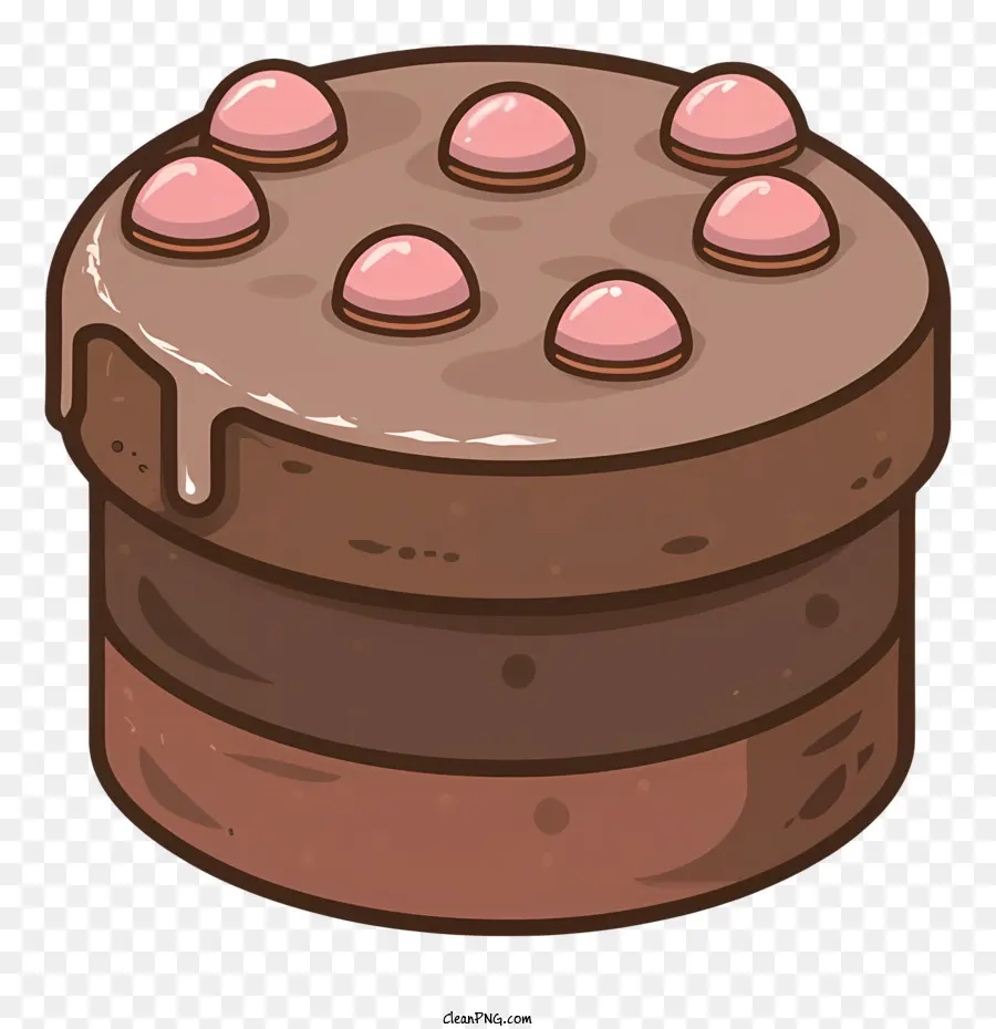 Karikatür，çikolatalı Kek PNG