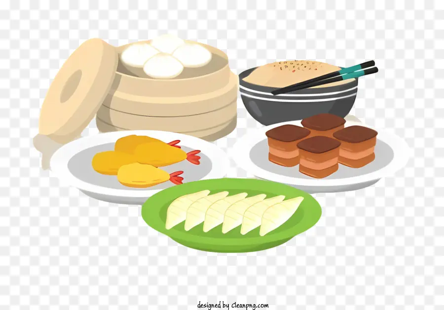 Yiyecek，Dim Sum PNG