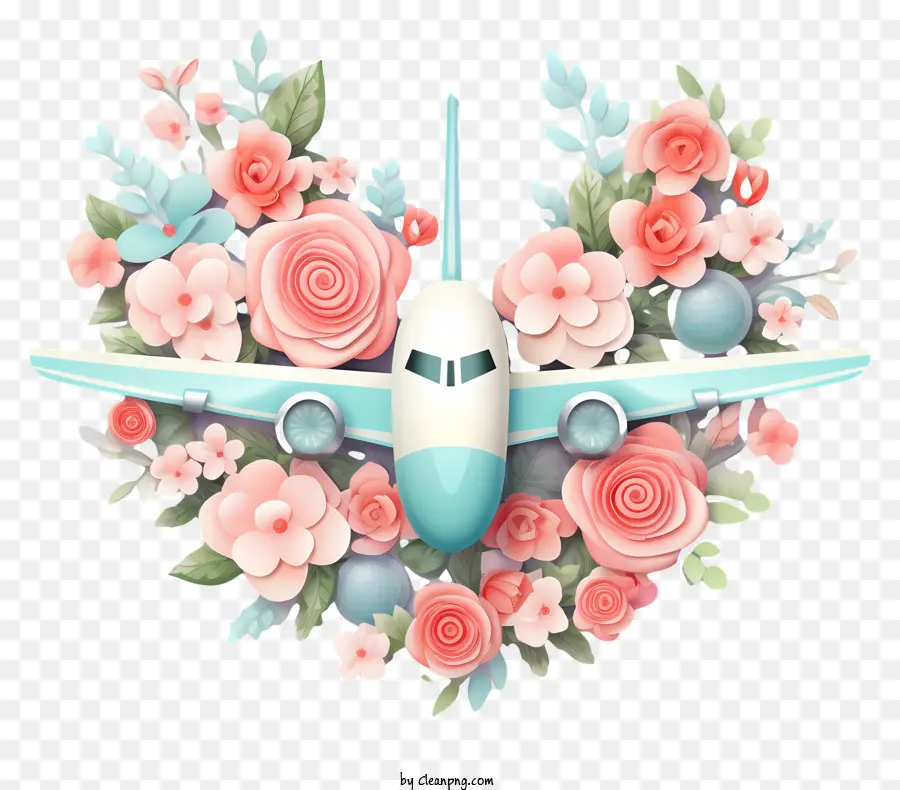 Sevgililer Uçak，Romantik Uçak PNG
