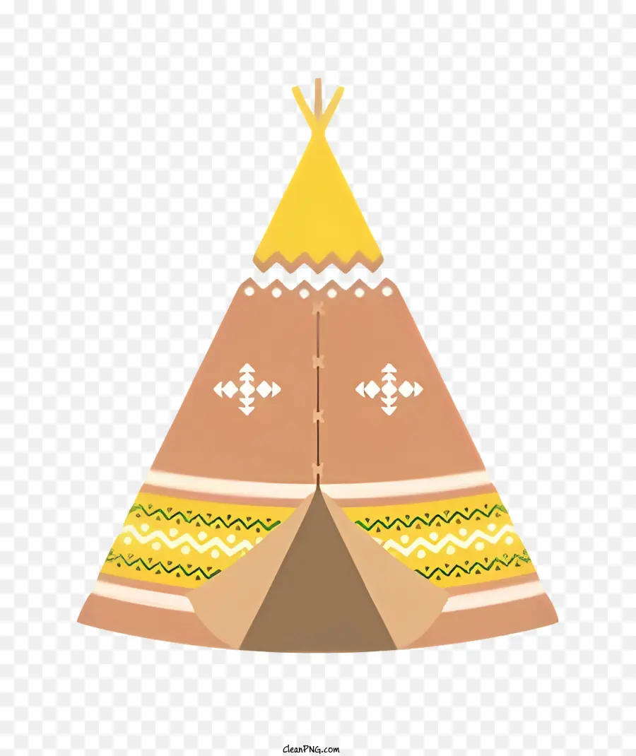 Yerli Amerikan Tepee，Tepe Tasarımı PNG