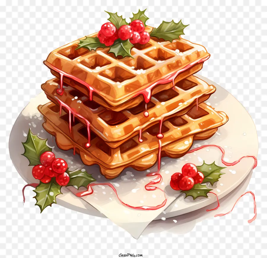 Gofretler，Waffle Yığını PNG