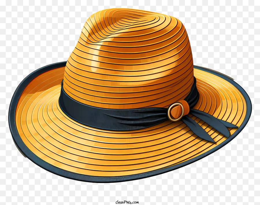 şapka，Sarı Hasır şapka PNG