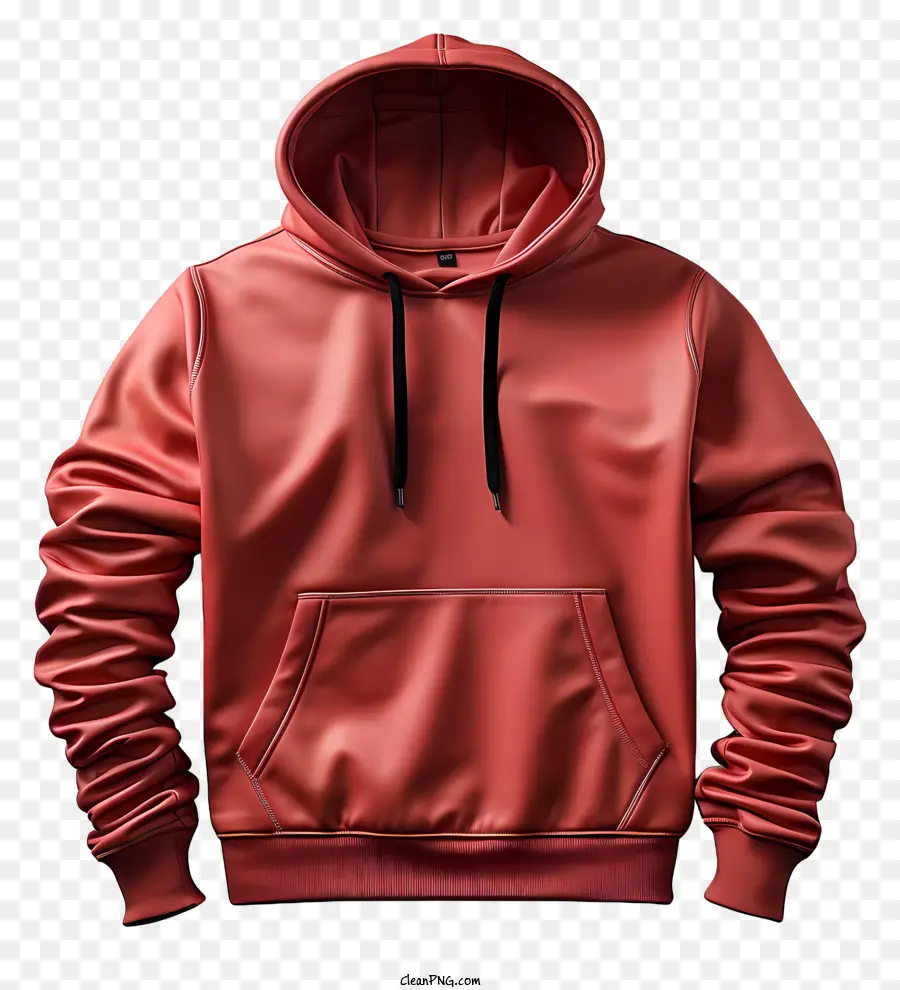 Hoodie，Kırmızı Kapüşonlu Sweatshirt PNG