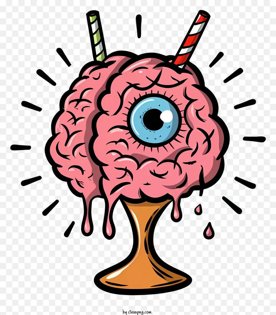 Karikatür Beyin，Palyaço Kafası PNG