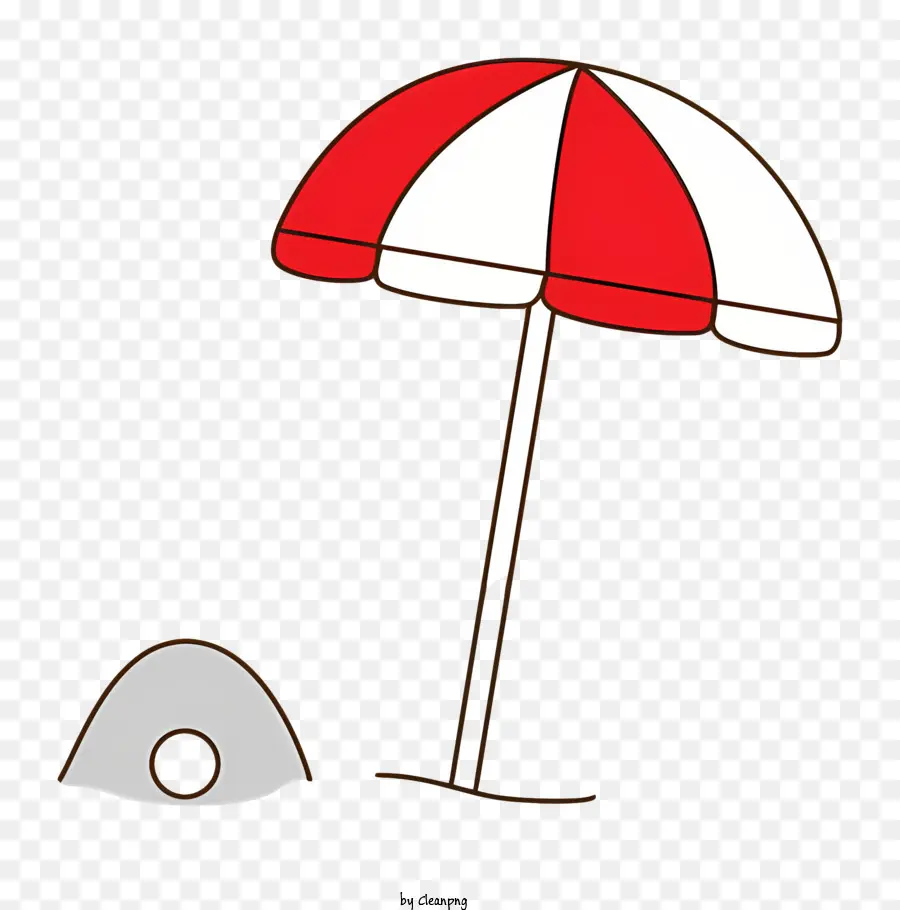 Kırmızı şemsiye，Beyaz şemsiye PNG