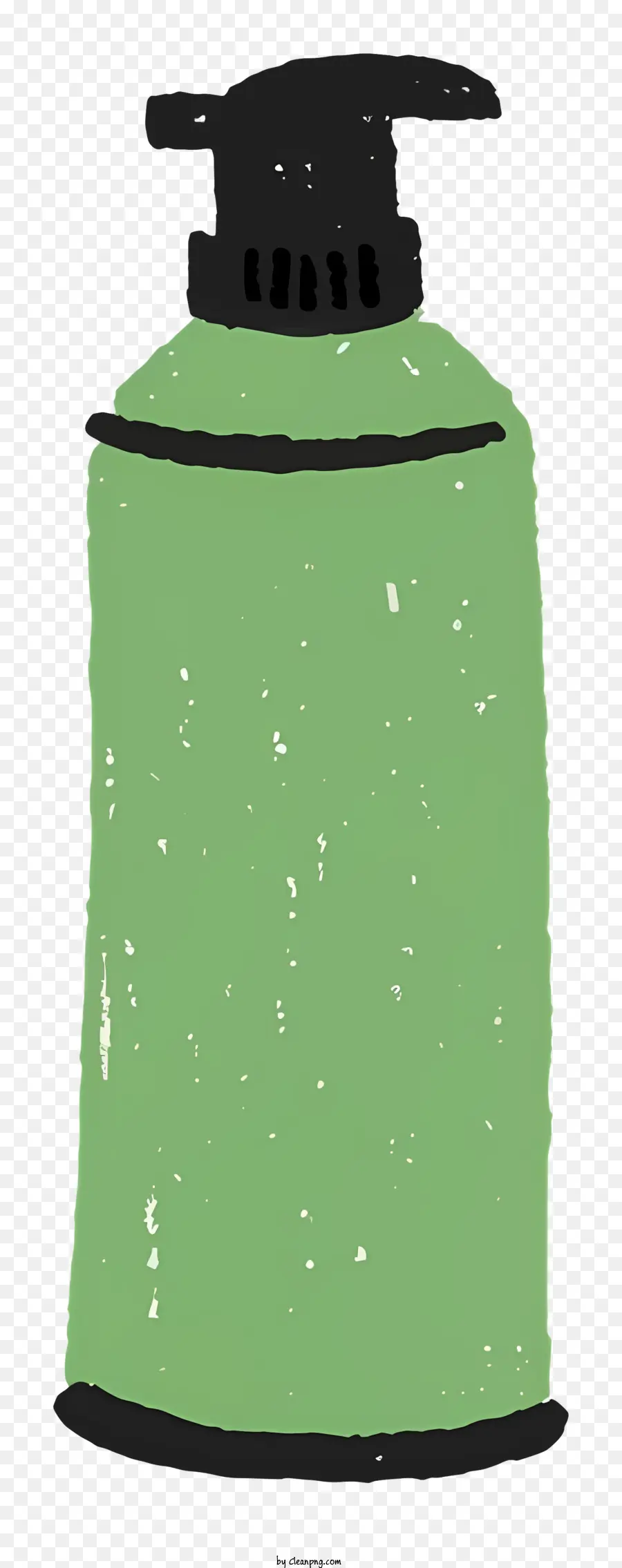 Karikatür，Yeşil Sprey şişesi PNG