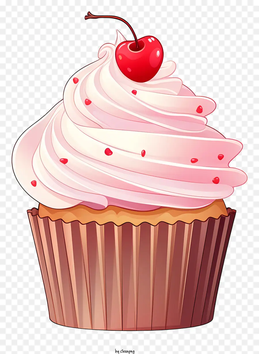 Kek，Kirazlı Cupcake PNG