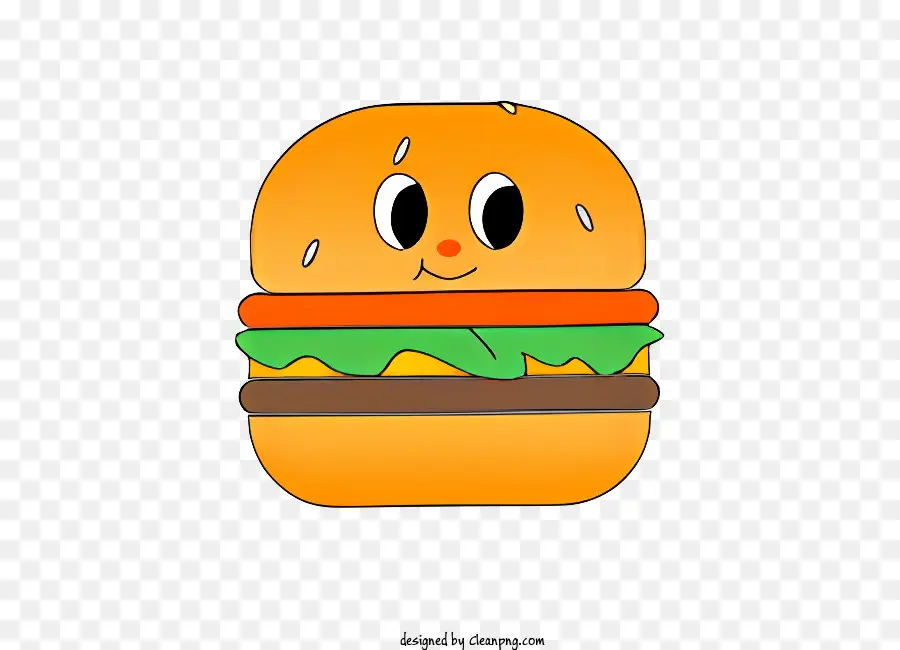 Karikatür Hamburger，çizgi Film Gıda PNG