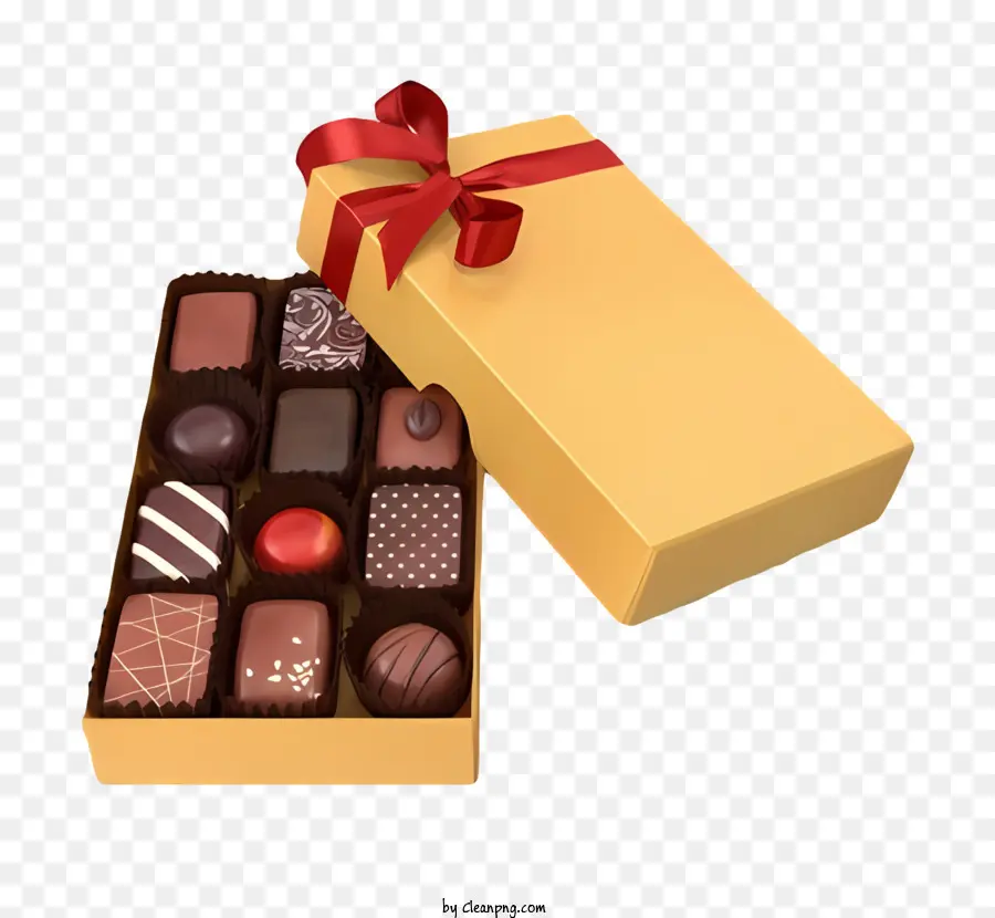 çikolata，Sarı Kutu PNG