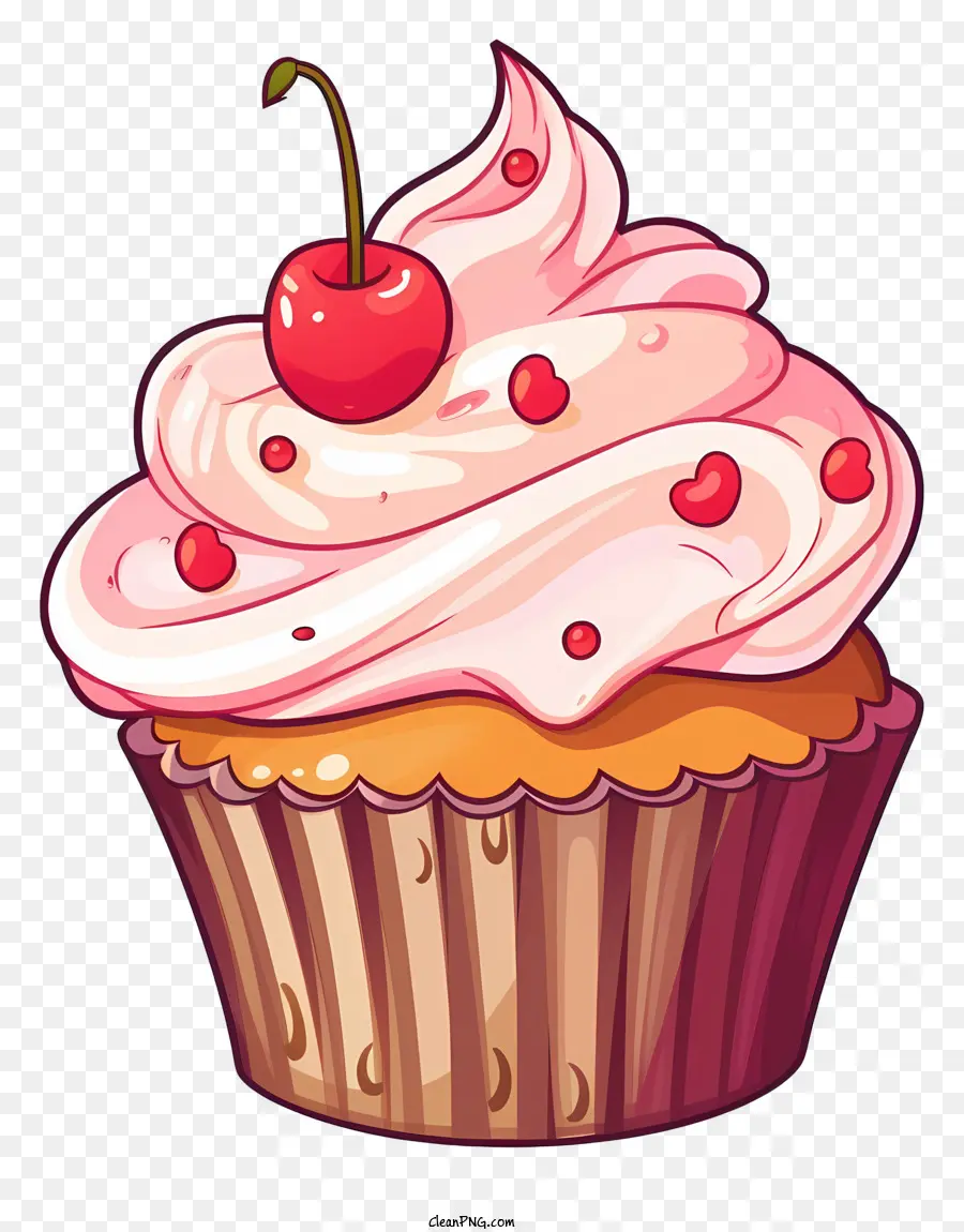 Kek，Kirazlı Cupcake PNG