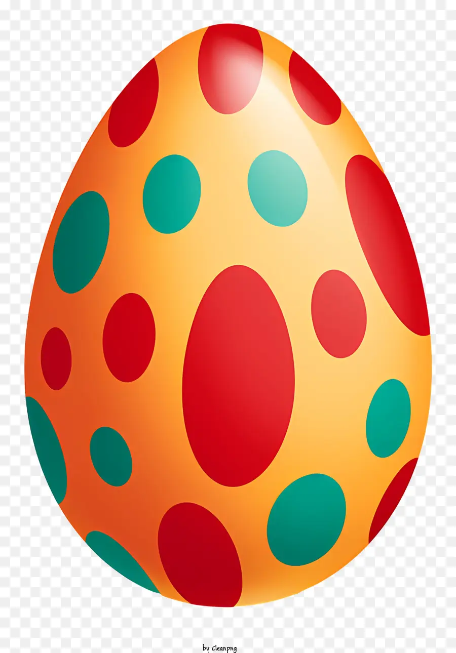 Paskalya Yumurtaları，Turuncu Yumurta PNG