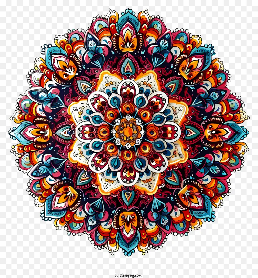 Mandala，Renkli Mandala PNG