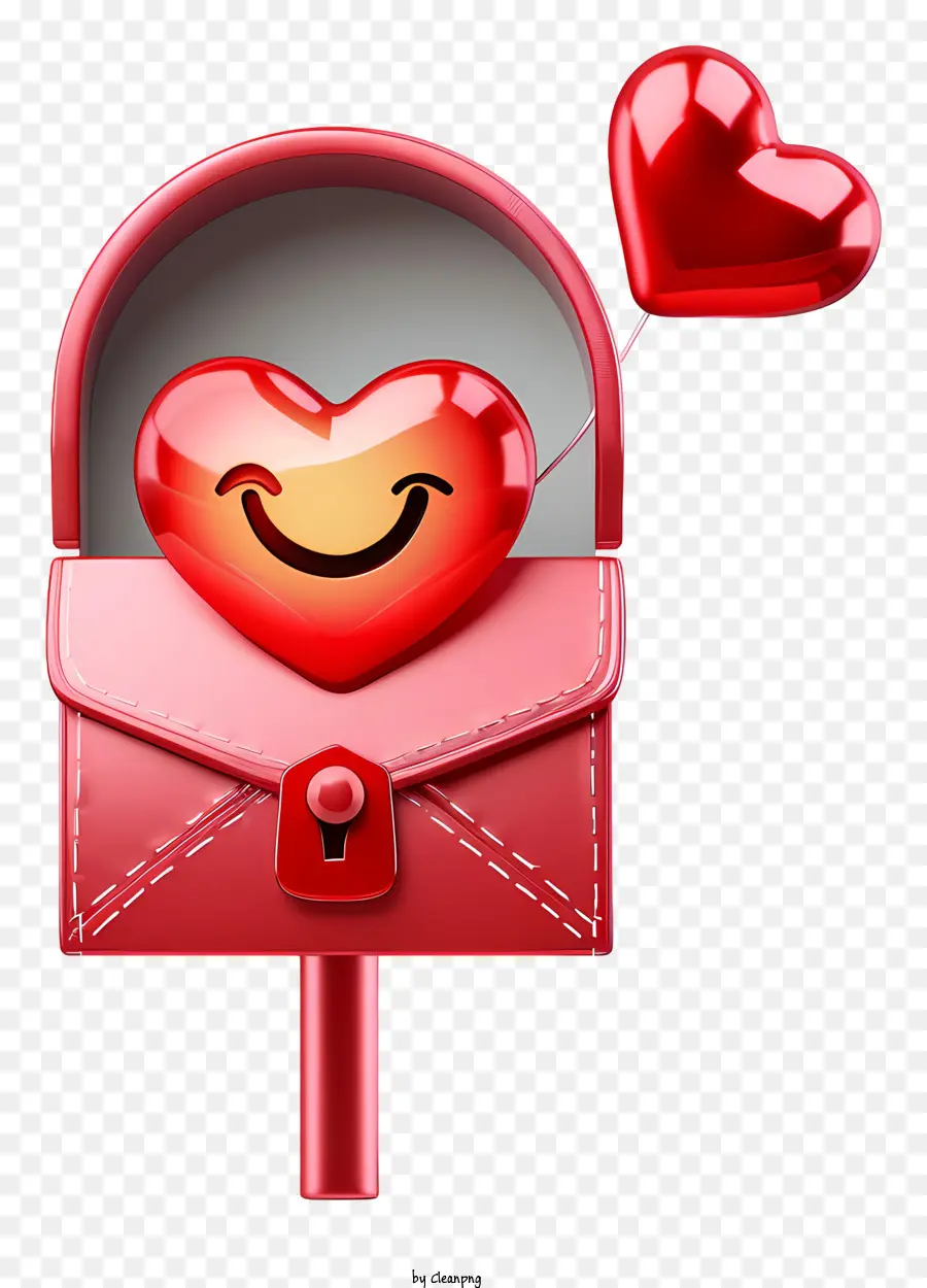 Sevgililer Günü Posta Kutusu，Kırmızı Posta Kutusu PNG