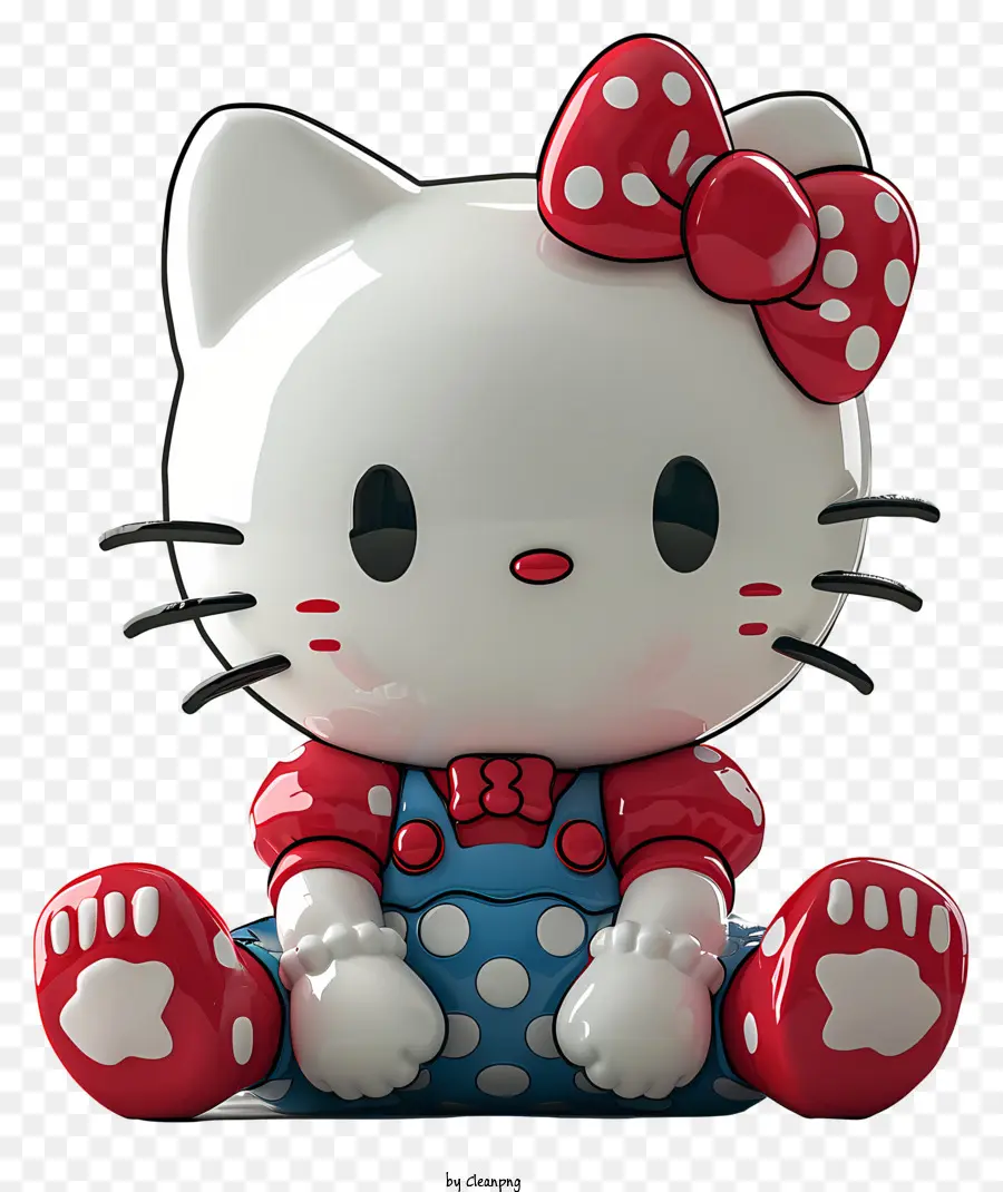 Gerçekçi Stil Hello Kitty Maskotu，Merhaba Kitty PNG