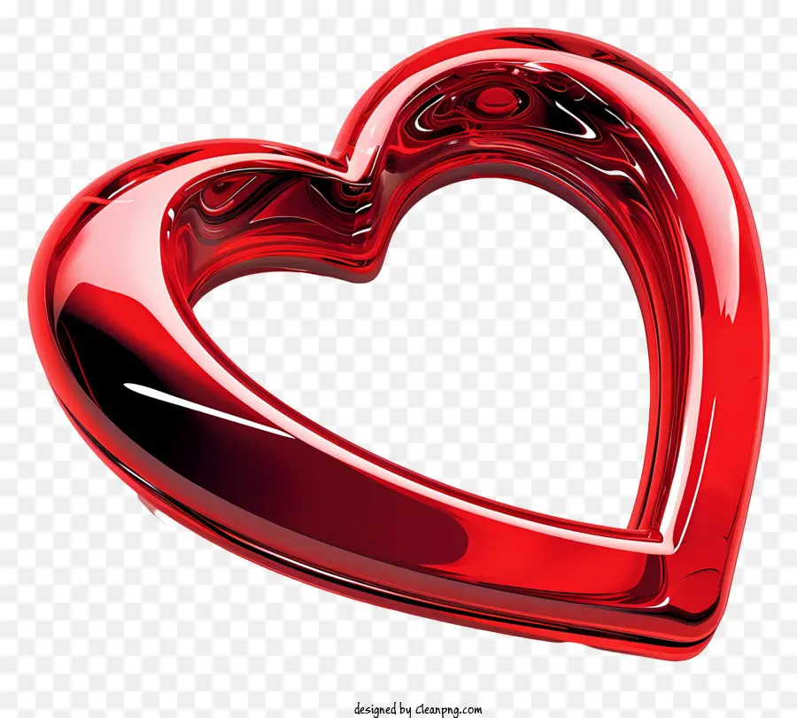 Sevgililer Elemanları，Kırmızı Kalp PNG
