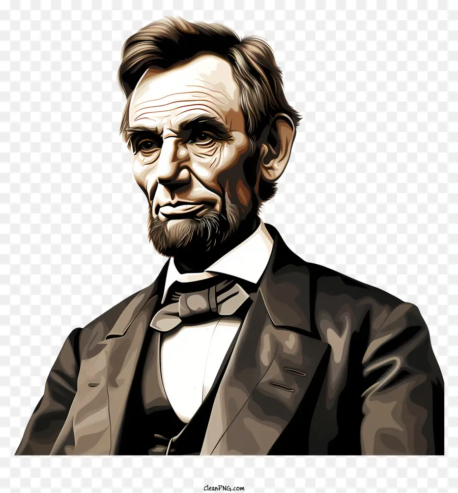 Abraham Lincoln'ün Portresi，İbrahim Lincoln PNG