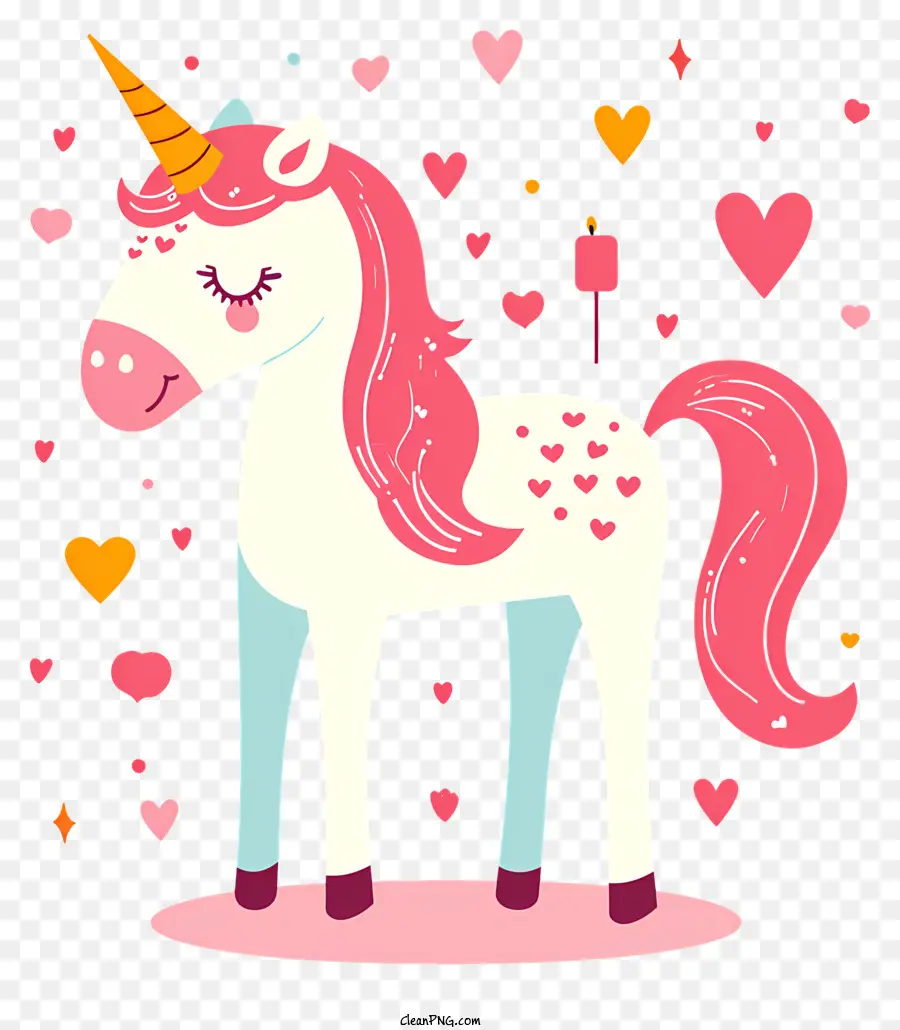 Valentine Unicorn，Unicorn PNG