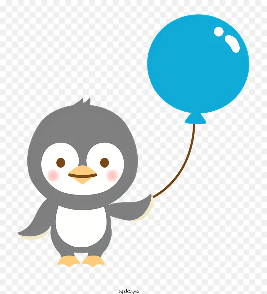 Simge，Balonlu Penguen PNG