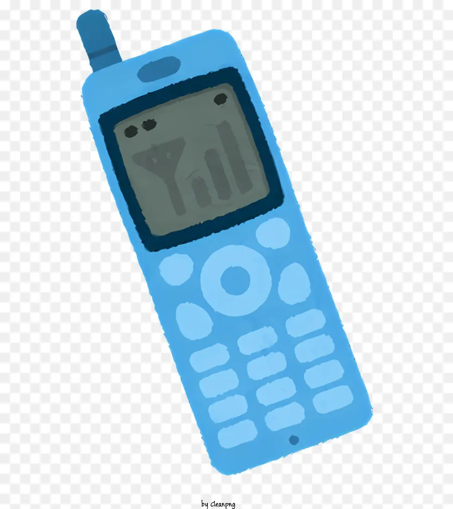 Mavi Akıllı Telefon，Büyük Ekran PNG