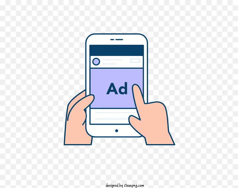 Akıllı Telefon Ekran，Reklamlar PNG