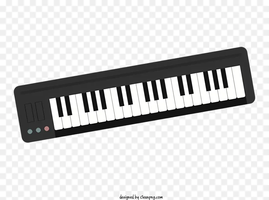 Elektronik Klavye，Siyah Ve Beyaz Tuşları PNG