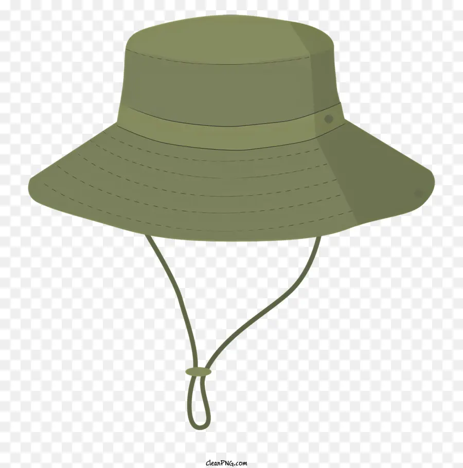 Moda，Yeşil Keçe şapka PNG