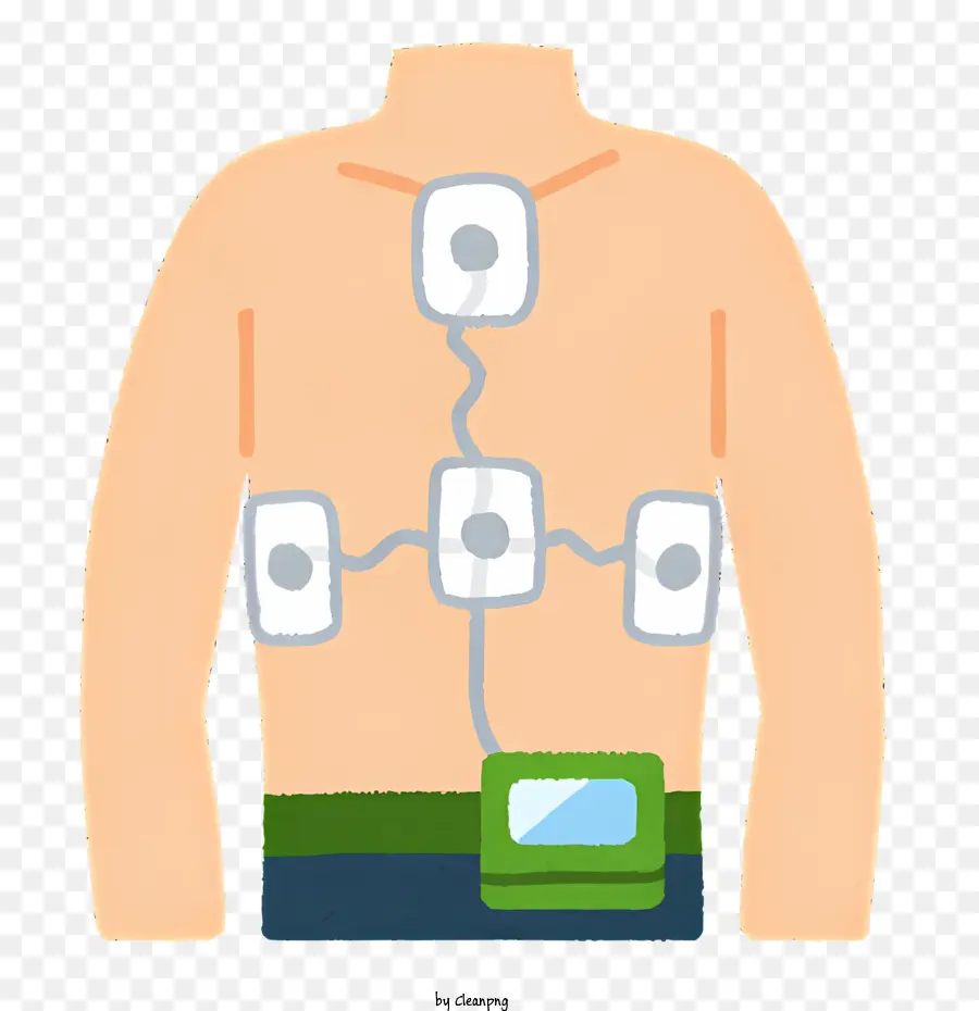 Sağlık，Holter Monitörü PNG