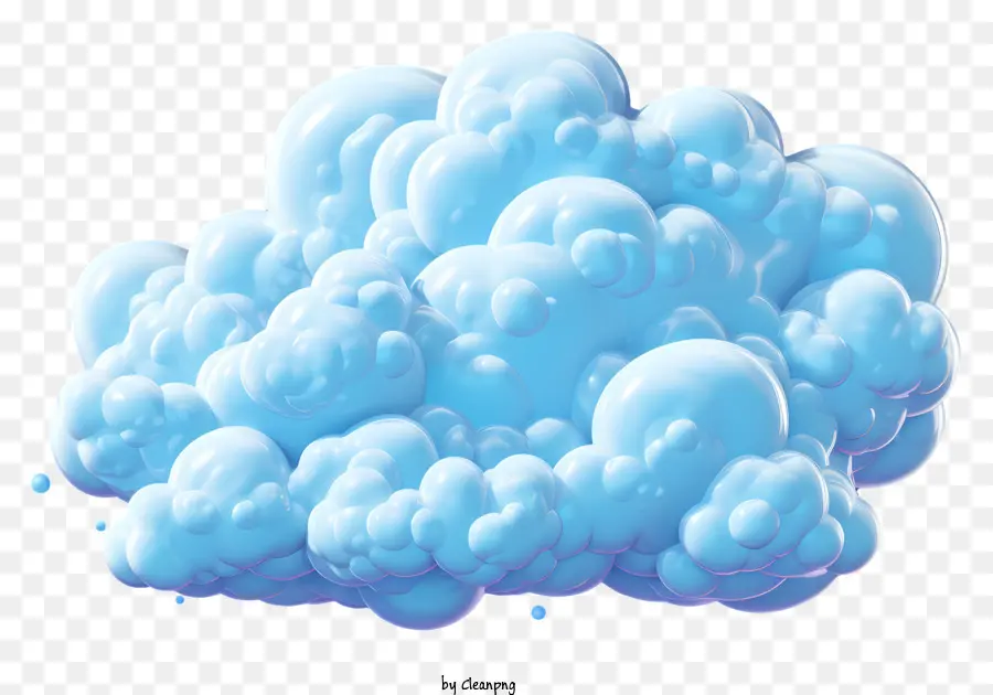 Gerçekçi 3d Tarzı Bulut，Bulut Oluşumu PNG