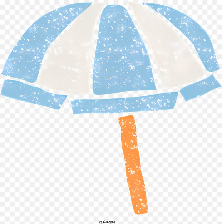 şemsiye，Mavi Ve Turuncu şemsiye PNG