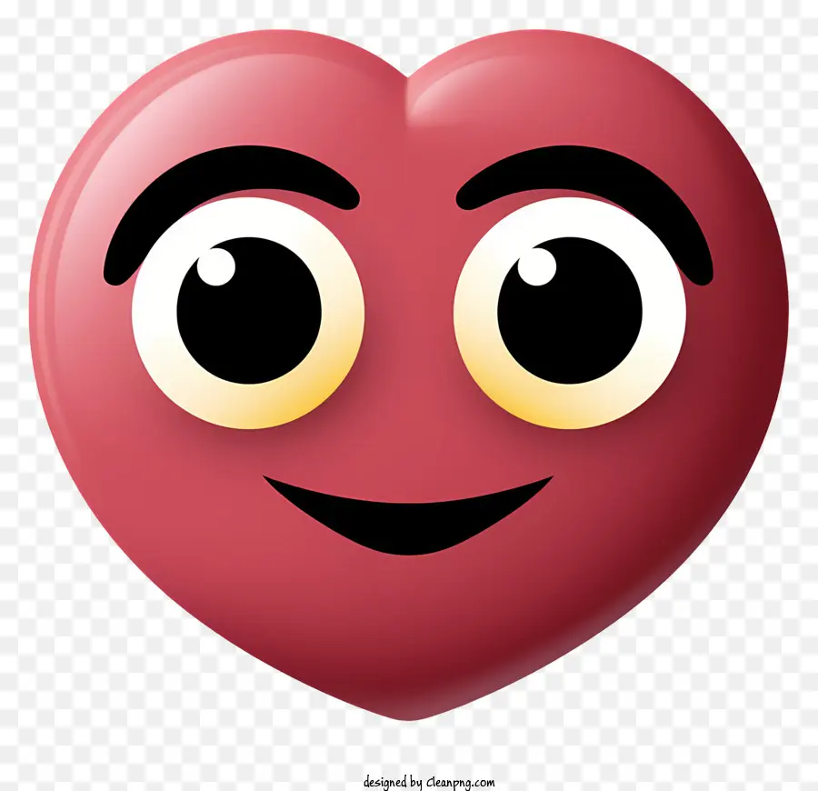 Kalp Gözleri Ile Emoji，Kalp PNG