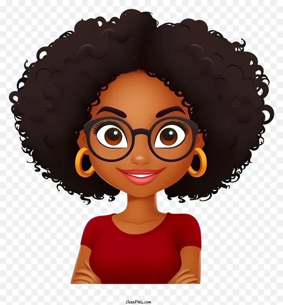 Siyah Kız Emoji，Genç Kadın PNG