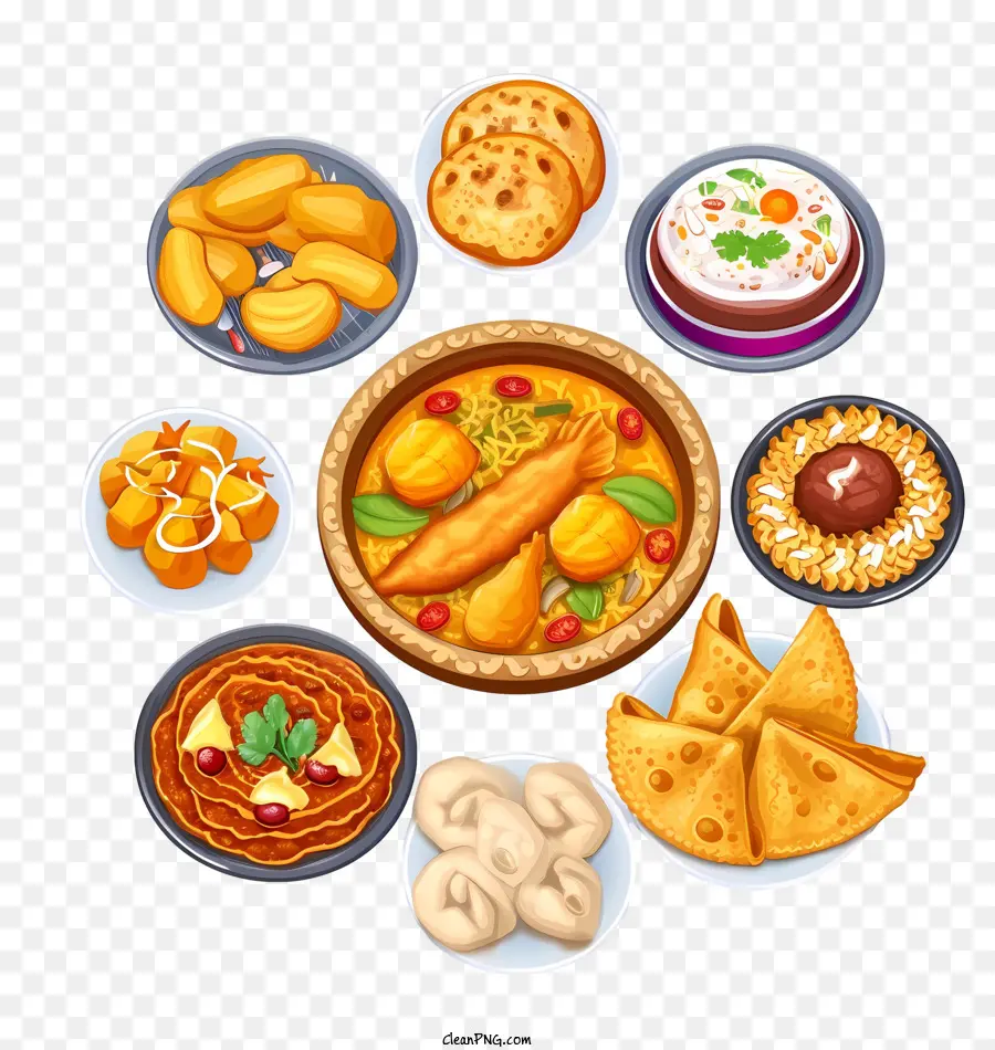 Hindistan Mutfağı Emoji，Hint Mutfağı PNG