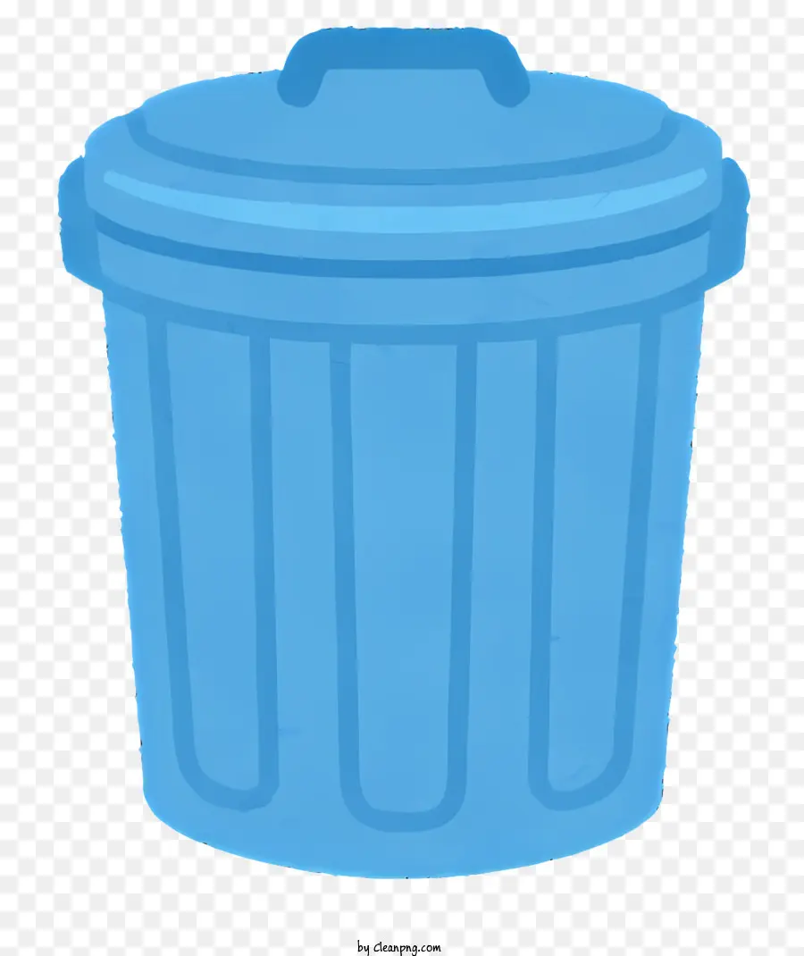 Mavi Plastik çöp Kutusu，Açma PNG
