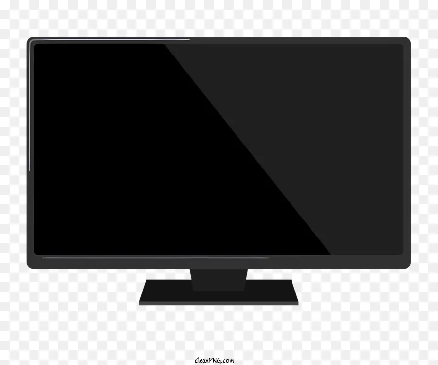 Düz Ekran Televizyon，Siyah Arka Plan PNG