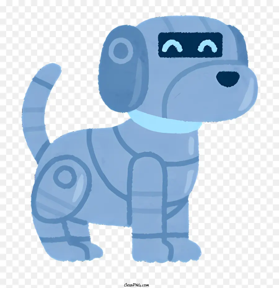 Mavi Robot Köpek，Dost Robot Köpeği PNG