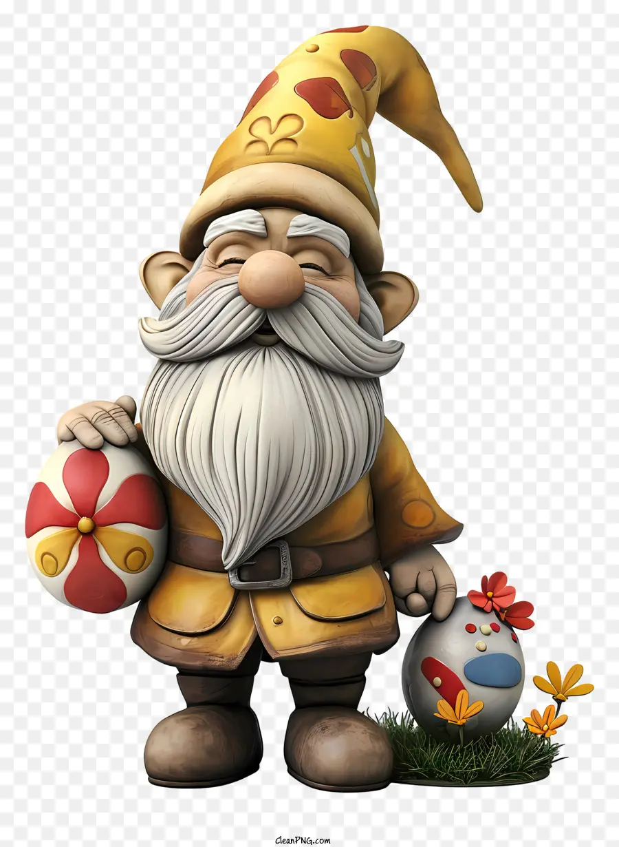 Paskalya Günü Cnome，Karikatür Gnome PNG
