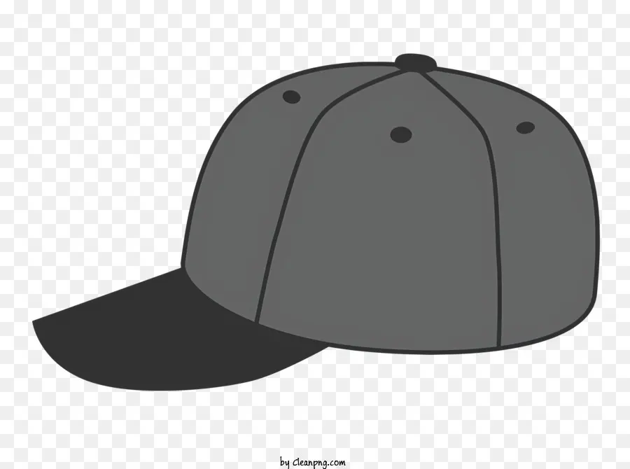 Gri Beyzbol şapkası，Tepe Cap PNG