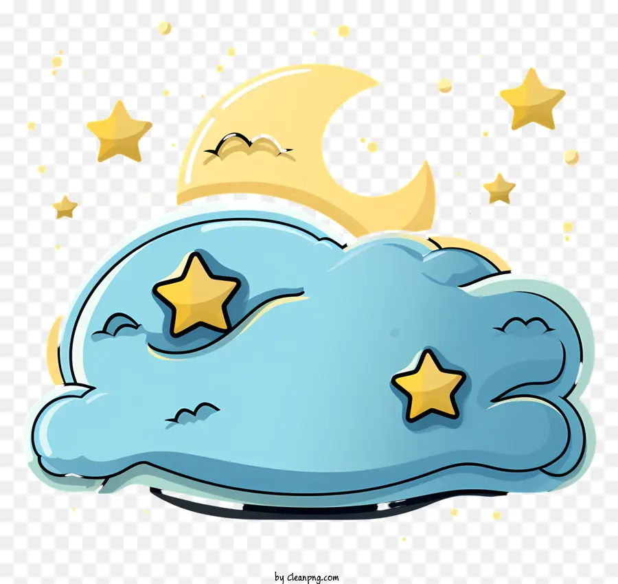 Karikatür Uyku Simgesi，Karikatür Bulut PNG