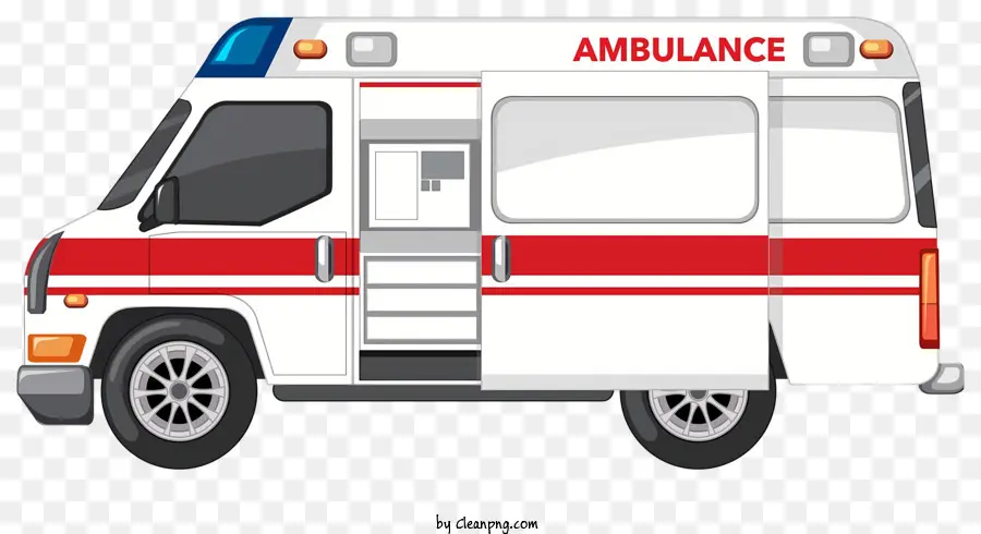 Karikatür Ambulans Arabası，Ambulans PNG