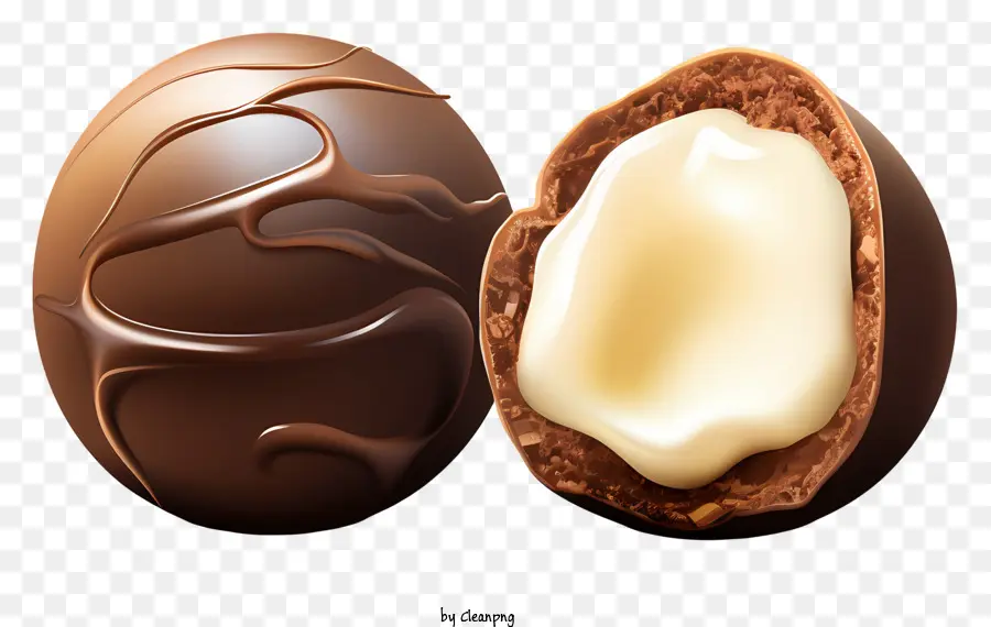 Çikolata Topu çizim，çikolata Yumurta PNG