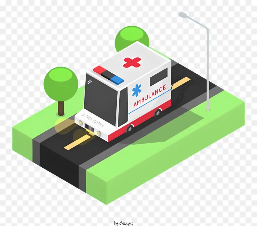 Karikatür Ambulans Arabası，özür Dilerim PNG