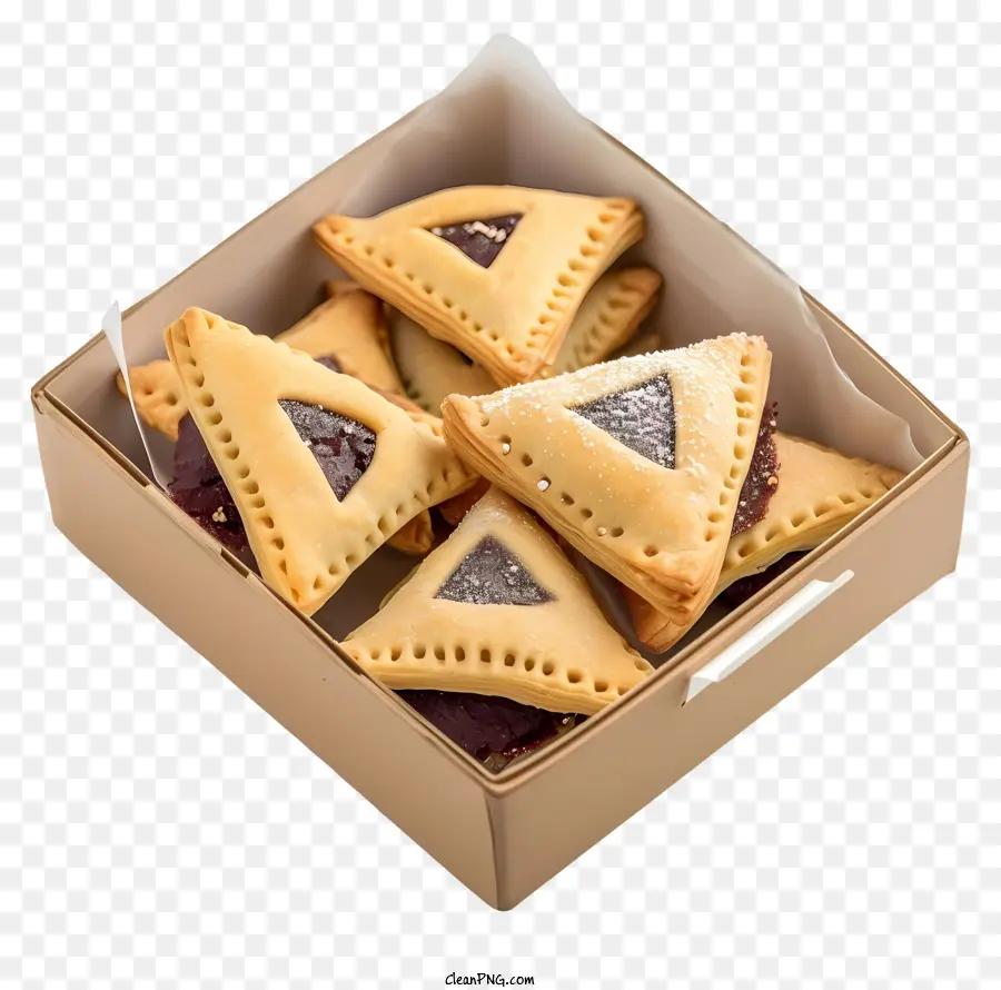 Purim Hamantaschen，Karton Kutu PNG