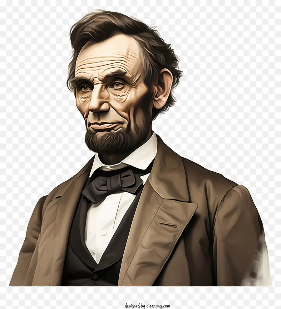 Gerçekçi Stil Abraham Lincoln，Abraham Lincoln PNG