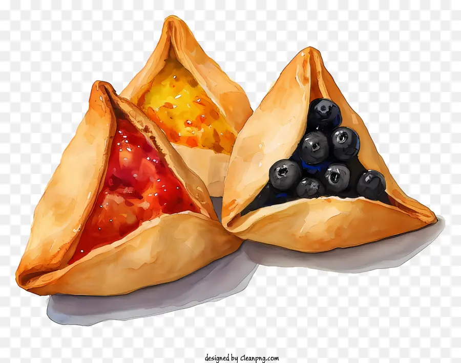 Purim Hamantaschen，Krep PNG