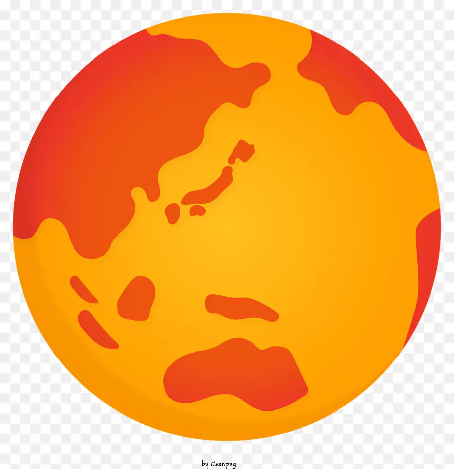 Küresel Isınma Dünya，Düz Küre PNG