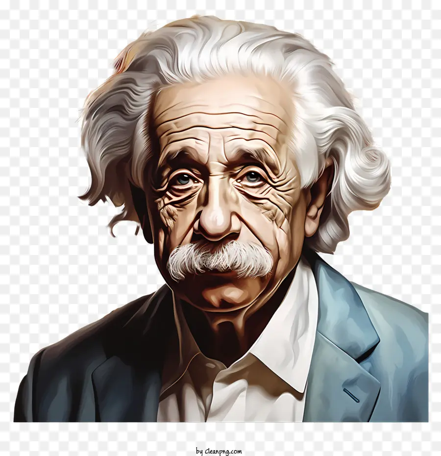 Albert Einstein'ın Portresi，Einstein PNG