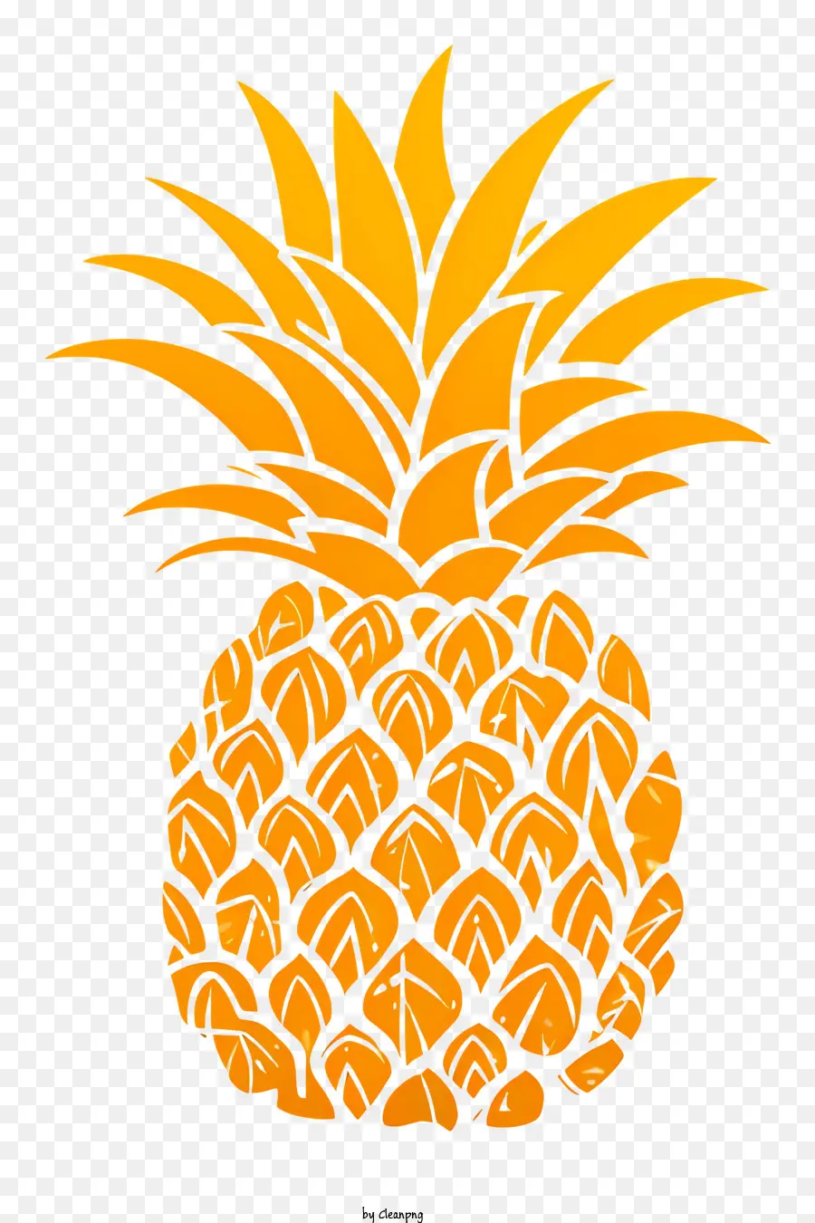 Ananas，Ananas Silueti PNG