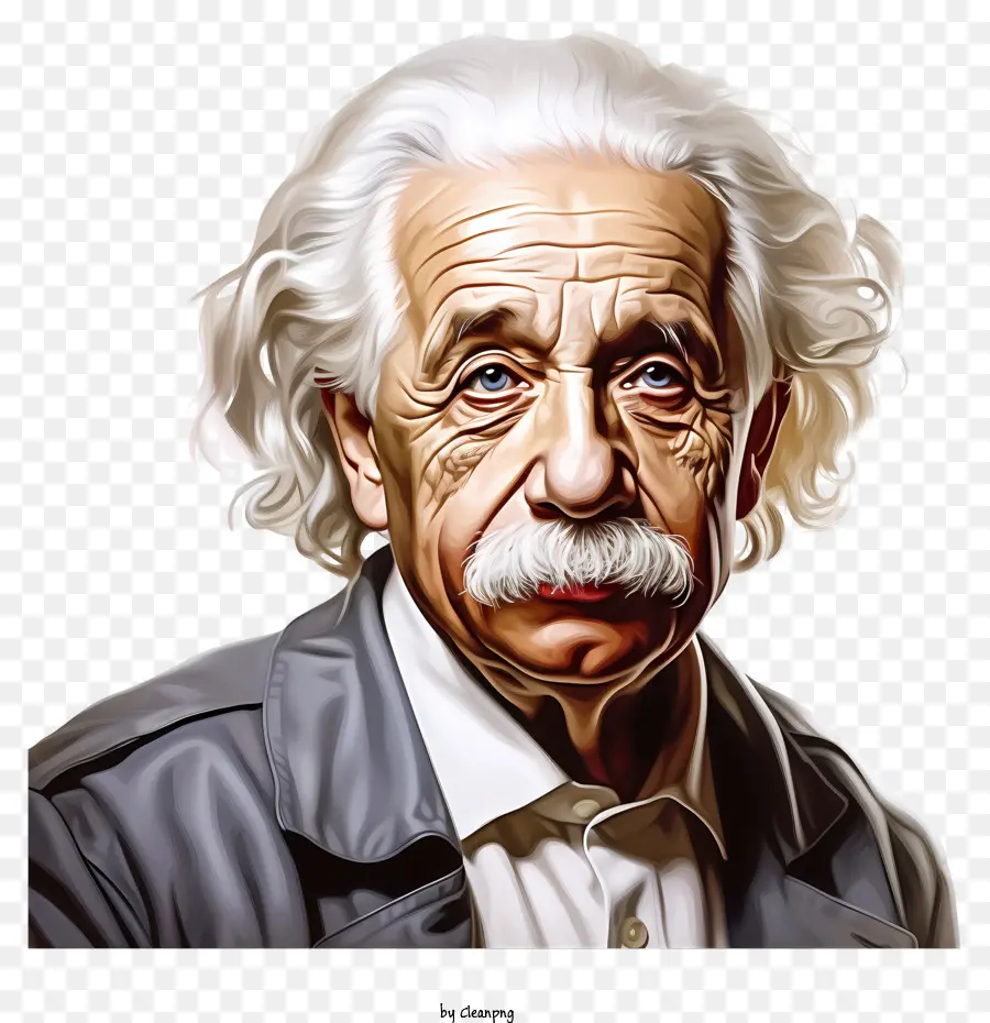 Albert Einstein'ın Portresi，Einstein PNG