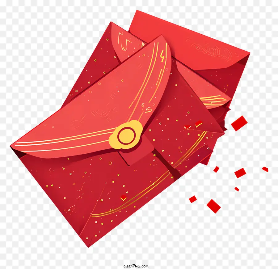Çin Yeni Yılı，Kırmızı Paket PNG